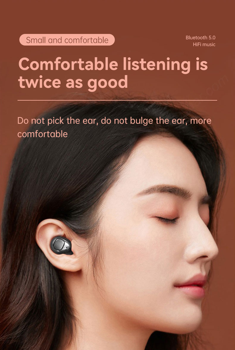 Fineblue Qmini TWS | True Wireless Bluetooth 5.0 Headphones for All Smart Phone Macron Color | astrosoar.com