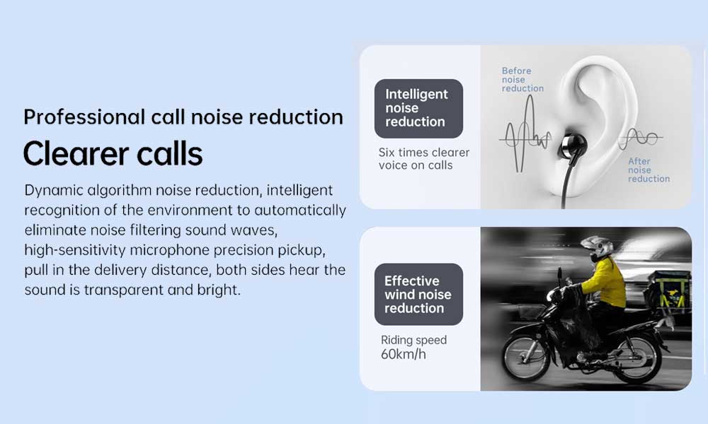F520 BUSINESS EARPHONES  COLLAR CLIP-ON & RETRACTABLE CORD