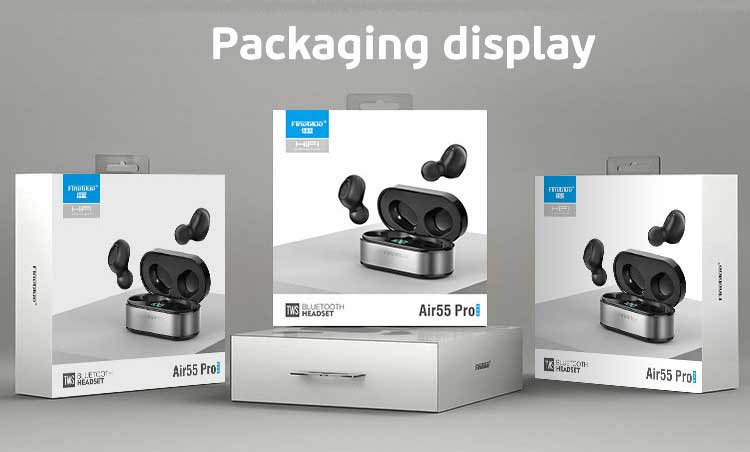AstroSoar Air55 Pro TWS | True Wireless Earbuds Bluetooth 5.0 LED Power Display | astrosoar.com